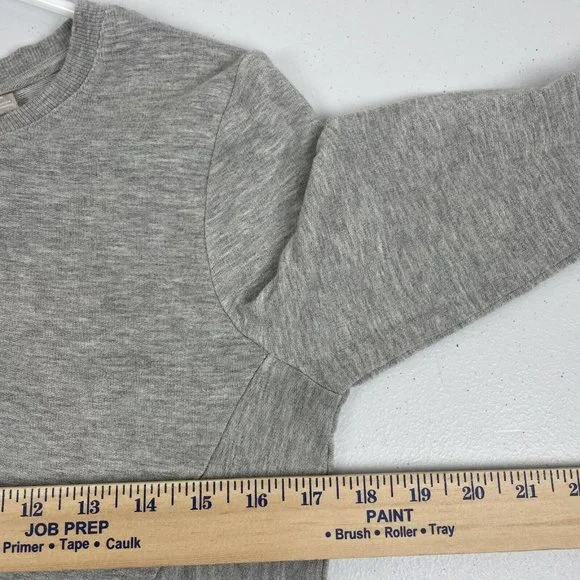 Athleta Nirvana Twist Front Pullover Women's Size Small Gray Athleisure Casual - Picture 8 of 12